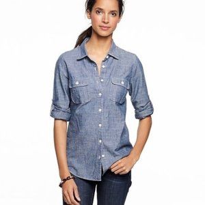 J. Crew Chambray Button Up